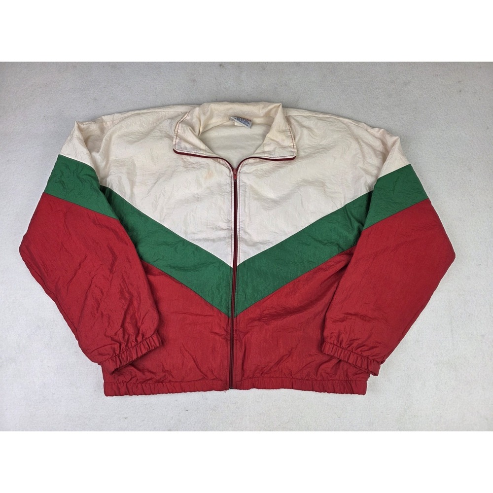 Vintage Cheerleader Danzteam National Spirit Group Windbreaker Jacket Usa Made L